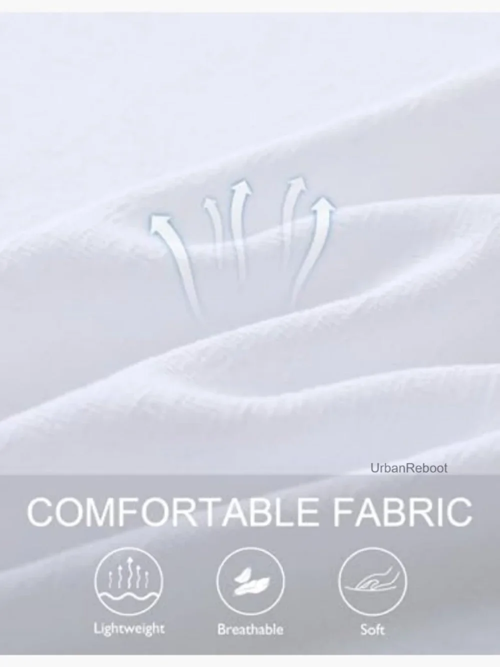 Men's Linen Pants Elastic Waist Lightweight Casual Trousers with Pockets
